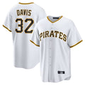 Trusc P.Pirates #32 Henry Davis Player White Home Game Stitched Jerseys
