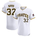 Trusc P.Pirates #32 Henry Davis Player White Home Limited Elite Stitched Jerseys