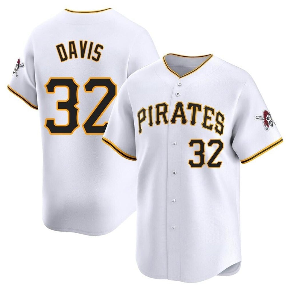 Trusc P.Pirates #32 Henry Davis Player White Home Limited Stitched Jerseys
