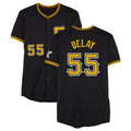 Trusc P.Pirates #55 Jason Delay Player Black Alternate Limited Game Stitched Jerseys