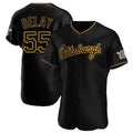 Trusc P.Pirates #55 Jason Delay Player Black Home Limited Elite Stitched Jerseys