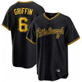 Trusc P.Pirates #6 Konnor Griffin Player Black Alt Home Game Stitched Jerseys