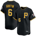 Trusc P.Pirates #6 Konnor Griffin Player Black Alternate Limited Game Stitched Jerseys