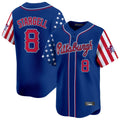 Trusc P.Pirates #8 Willie Stargell Player Royal 2025 Independence Day Vapor Premier Limited Stitched Jerseys