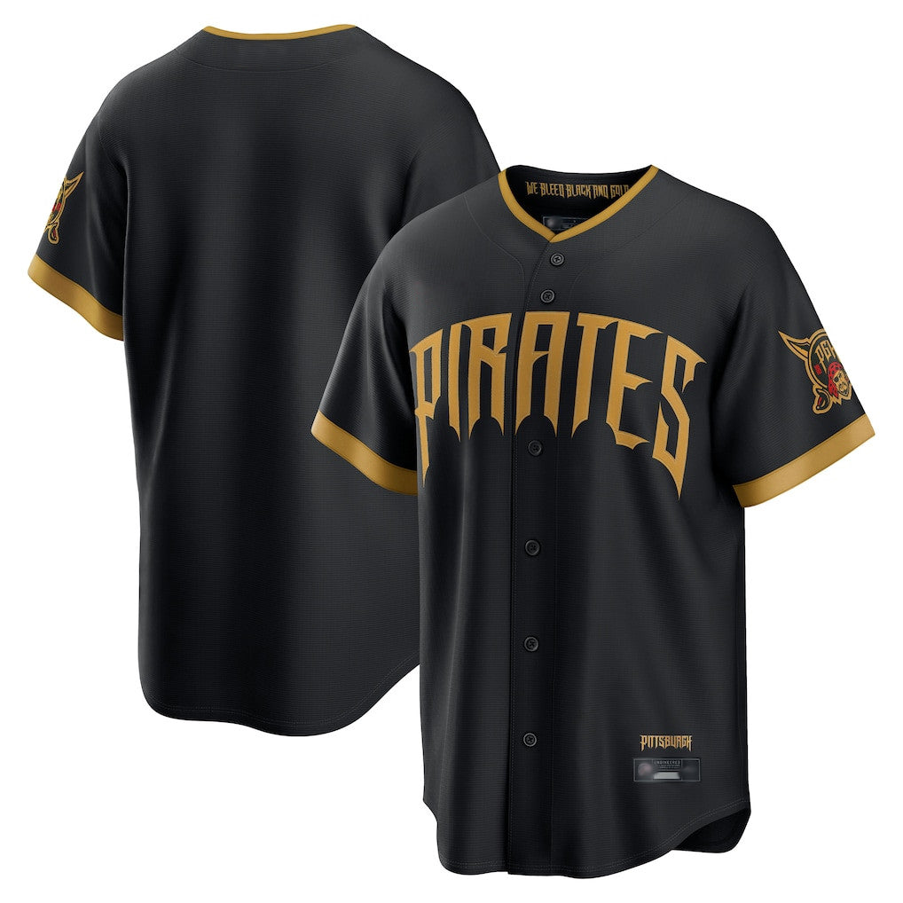 Trusc P.Pirates Blank Player Black 2026 City Connect Home Limited Stitched Jerseys