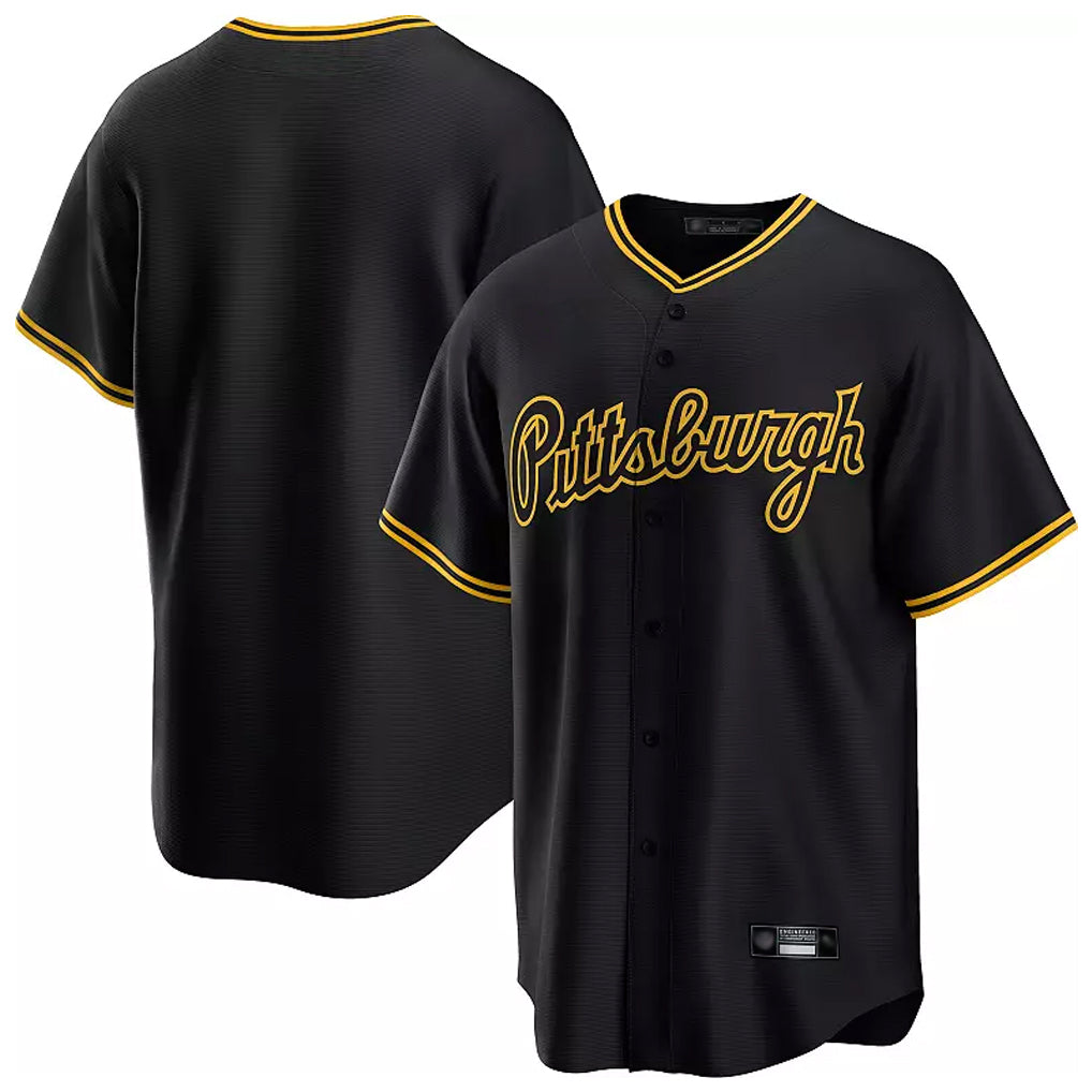 Trusc P.Pirates Blank Player Black Alt Home Limited Stitched Jerseys