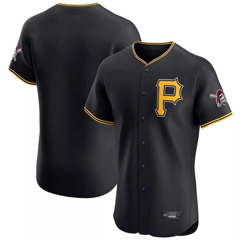 Trusc P.Pirates Blank Player Black Alternate 2025 Home Limited Elite Stitched Jerseys