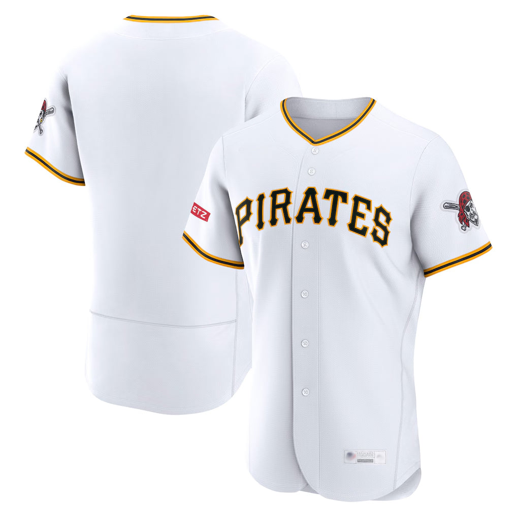 Trusc P.Pirates Blank Player White Home Limited Elite Stitched Jerseys