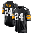 Trusc P.Steelers #24 Joey Porter Jr. Black Alternate Game American Stitched Jerseys