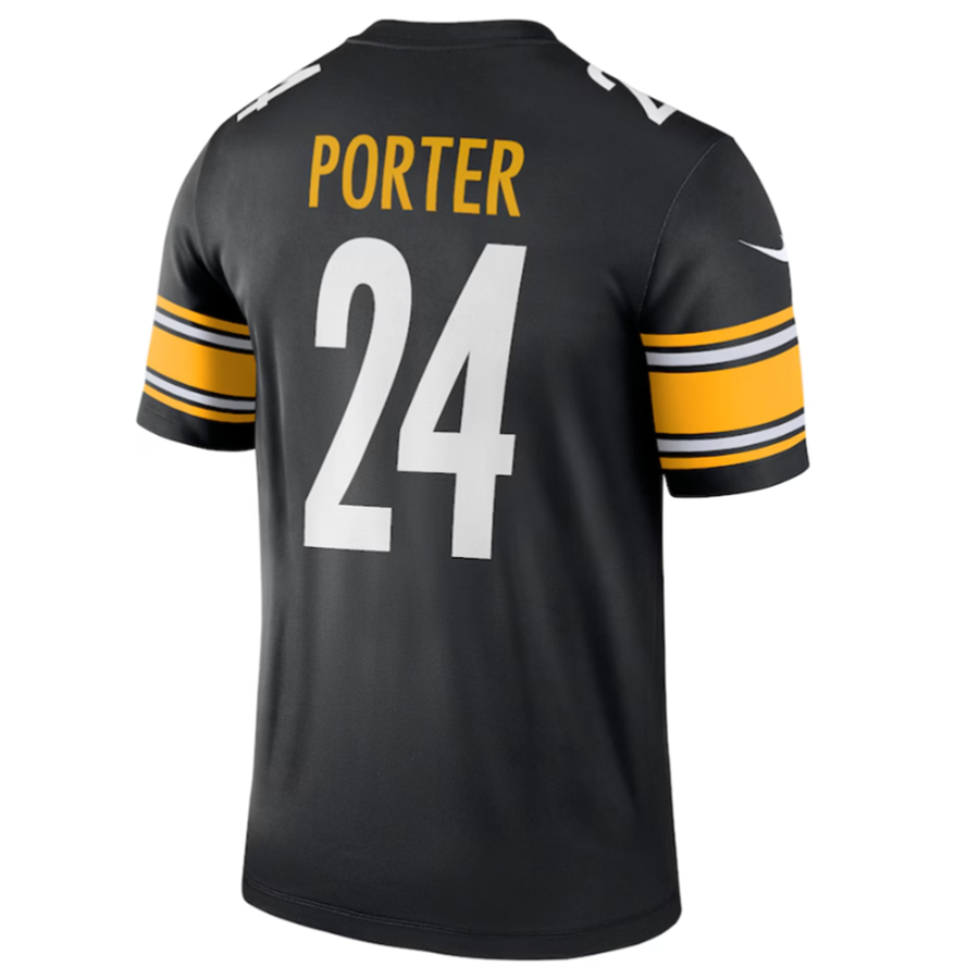 Trusc P.Steelers #24 Joey Porter Jr. Black Legend American Stitched Jersey