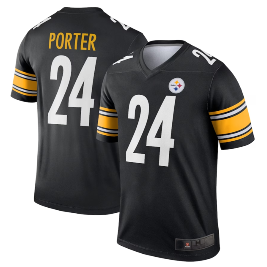 Trusc P.Steelers #24 Joey Porter Jr. Black Legend American Stitched Jerseys