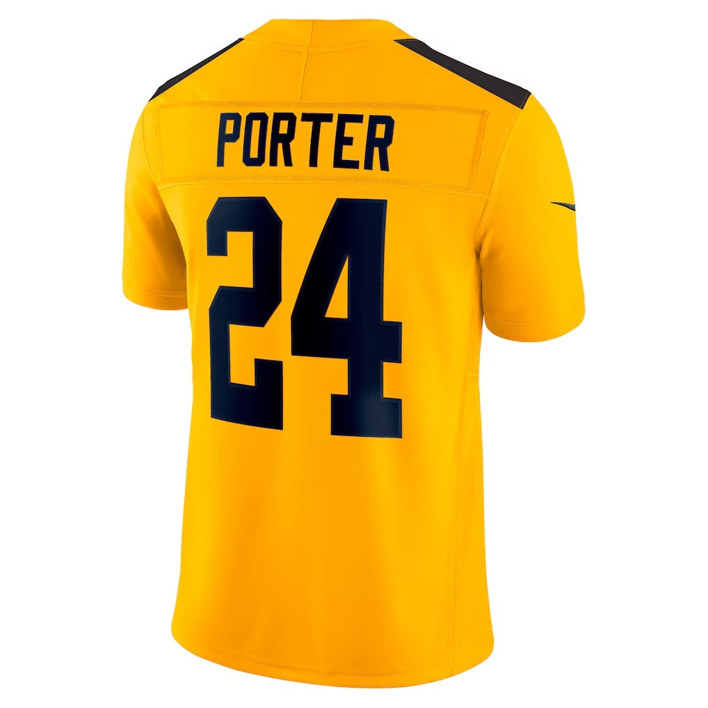 Trusc P.Steelers #24 Joey Porter Jr. Gold Alternate 1933 Throwback Vapor F.U.S.E. Limited Jerseys