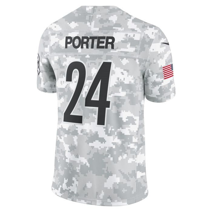 Trusc P.Steelers #24 Joey Porter Jr. Limited Salute to Service Jerseys