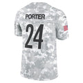 Trusc P.Steelers #24 Joey Porter Jr. Limited Salute to Service Jerseys