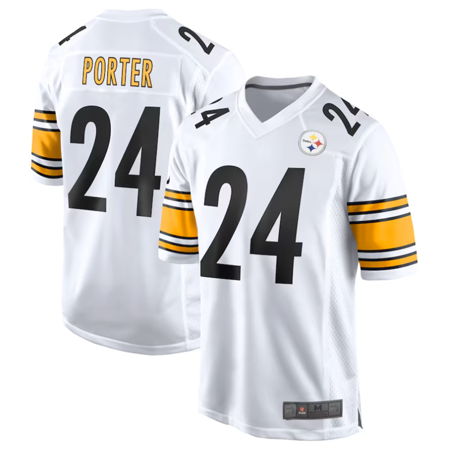 Trusc P.Steelers #24 Joey Porter Jr. Player White Game Stitched Jerseys