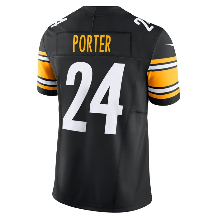 Trusc P.Steelers #24 Joey Porter Jr. Player Gold Alternate 1933 Throwback Game Stitched Jersey