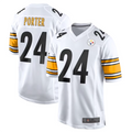 Trusc P.Steelers #24 Joey Porter Jr. White Away Game American Stitched Jerseys
