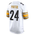 Trusc P.Steelers #24 Joey Porter Jr. White Away Game Jerseys