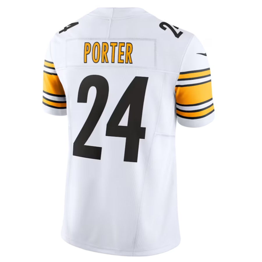 Trusc P.Steelers #24 Joey Porter Jr. White Vapor F.U.S.E. Limited American Stitched Jerseys