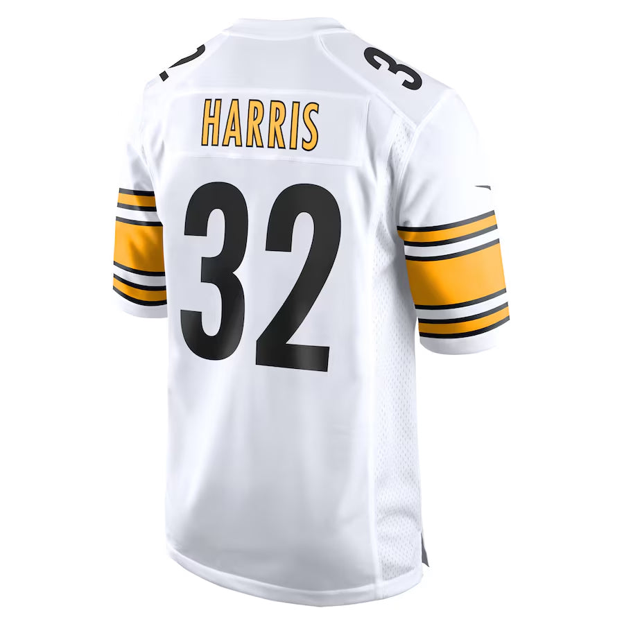 Trusc P.Steelers #32 Franco Harris Player White Home Game Stitched Jerseys