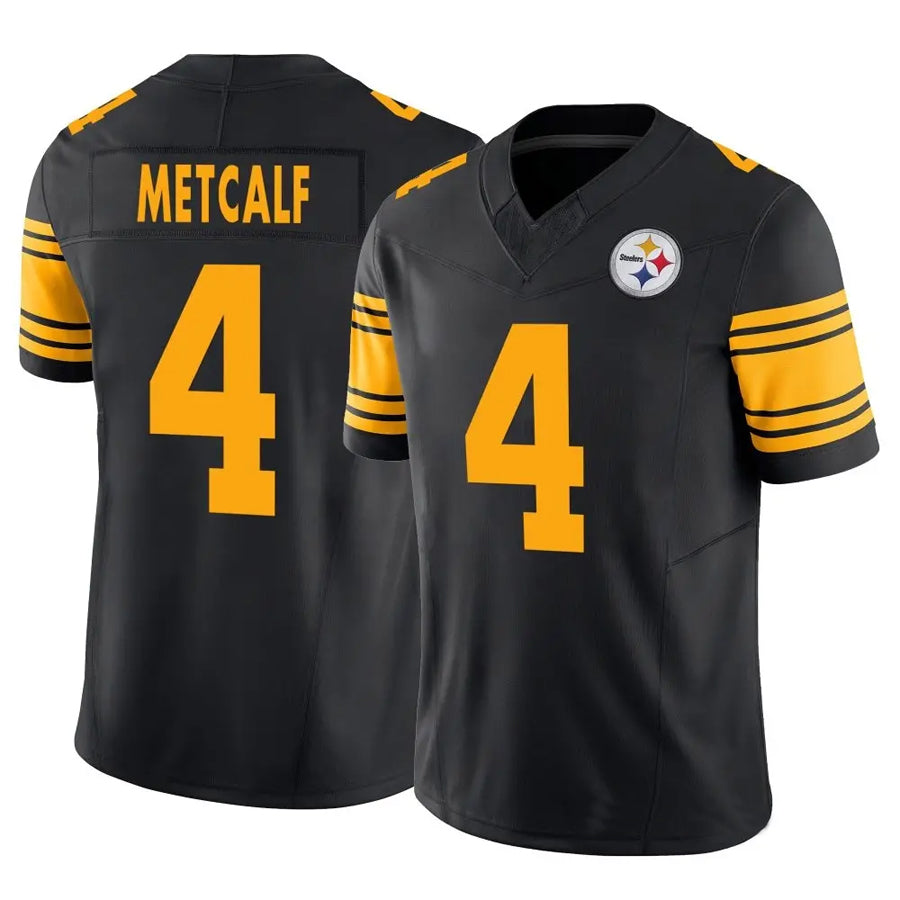 Trusc P.Steelers #4 DK Metcalf Player Black Alternate Vapor F.U.S.E. Limited Stitched Jerseys