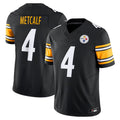 Trusc P.Steelers #4 DK Metcalf Player Black Team Vapor F.U.S.E. Limited Stitched Jerseys