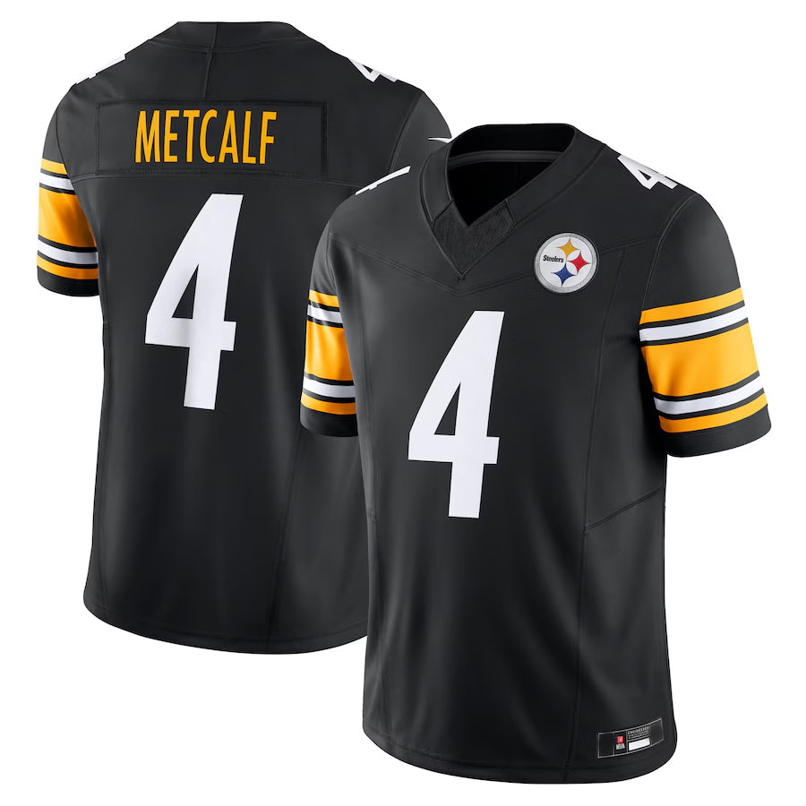 Trusc P.Steelers #4 DK Metcalf Player Black Team Vapor F.U.S.E. Limited Stitched Jerseys
