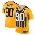 Trusc P.Steelers #90 T.J. Watt Player Gold Alternate 1933 Throwback Legend Performance Top1 Stitched Jerseys