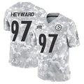 Trusc P.Steelers #97 Cameron Heyward Player Arctic Camo Salute to Service Limited Stitched Jerseys