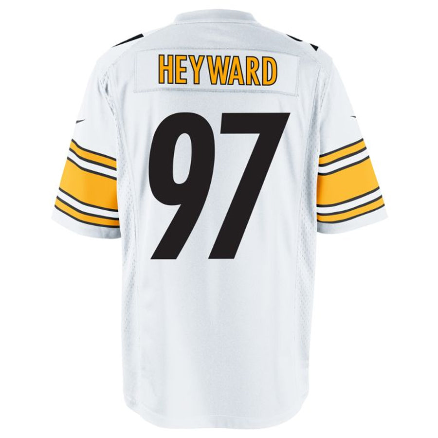 Trusc P.Steelers #97 Cameron Heyward Player White Game Stitched Jerseys