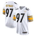 Trusc P.Steelers #97 Cameron Heyward Player White Home Game Stitched Jerseys