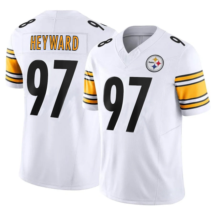 Trusc P.Steelers #97 Cameron Heyward Player White Vapor F.U.S.E. Limited Stitched Jerseys