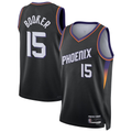 Trusc P.Suns #15 Devin Booker Black Swingman Jerseys - Statement Edition