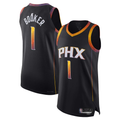 Trusc P.Suns #1 Devin Booker Black Authentic Player Jerseys - Statement Edition
