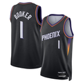 Trusc P.Sunss #1 Devin Booker Black Swingman Jerseys - Statement Edition