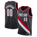 Trusc PT.Blazers #00 Scoot Henderson Black 2023 NBA Draft Swingman Jerseys - Icon Edition