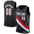 Trusc PT.Blazers #00 Scoot Henderson Black Swingman Jerseys - Icon Edition