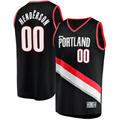 Trusc PT.Blazers #00 Scoot Henderson Fanatics Black Fast Break Replica Jerseys - Icon Edition