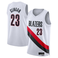 Trusc PT.Blazers #23 Donovan Clingan White Swingman Jerseys - Association Edition