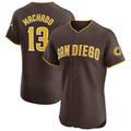 Trusc S.Diego Padres #13 Manny Machado Player Brown Home Limited Elite Stitched Jerseys