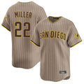 Trusc S.Diego Padres #22 Mason Miller Player Khaki Home Limited Stitched Jerseys