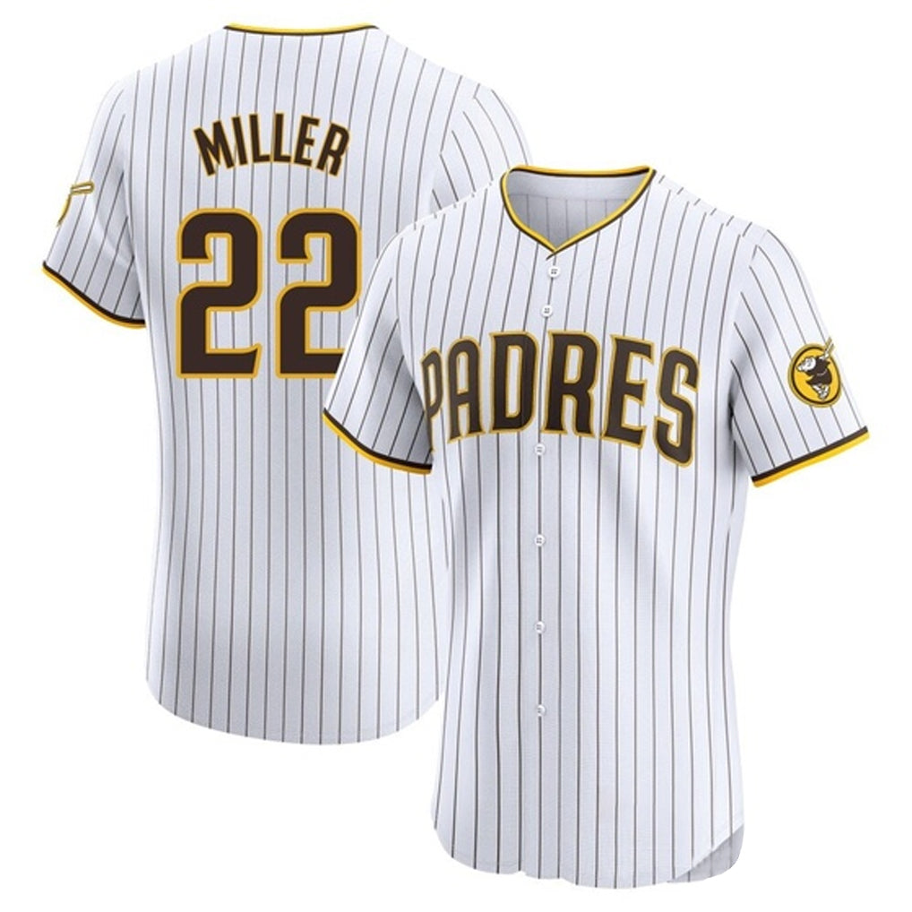Trusc S.Diego Padres #22 Mason Miller Player White Home Limited Elite Stitched Jerseys