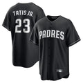 Trusc S.Diego Padres #23 Fernando Tatis Jr Player Black Home Game Stitched Jerseys