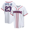 Trusc S.Diego Padres #23 Fernando Tatis Jr Player White 2026 World Classic Home Limited Stitched Jerseys
