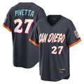 Trusc S.Diego Padres #27 Nick Pivetta Player Obsidian 2026 City Connect Home Limited T-shirt Stitched Jerseys