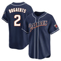 Trusc S.Diego Padres #2 Xander Bogaerts Player Navy Cooperstown Collection Limited Home Stitched Jerseys