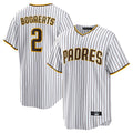 Trusc S.Diego Padres #2 Xander Bogaerts Player White Home Game Stitched Jerseys