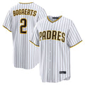 Trusc S.Diego Padres #2 Xander Bogaerts Player White Home Limited Game Stitched Jerseys
