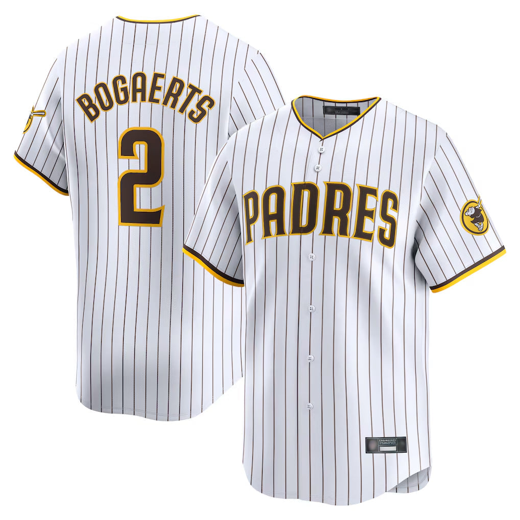 Trusc S.Diego Padres #2 Xander Bogaerts Player White Home Limited Stitched Jerseys
