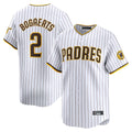 Trusc S.Diego Padres #2 Xander Bogaerts Player White Home Limited Stitched Jerseys